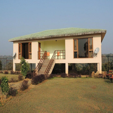 Wooden cottage room at Dandami Luxury Resort Jagdalpur Chhattisgarh